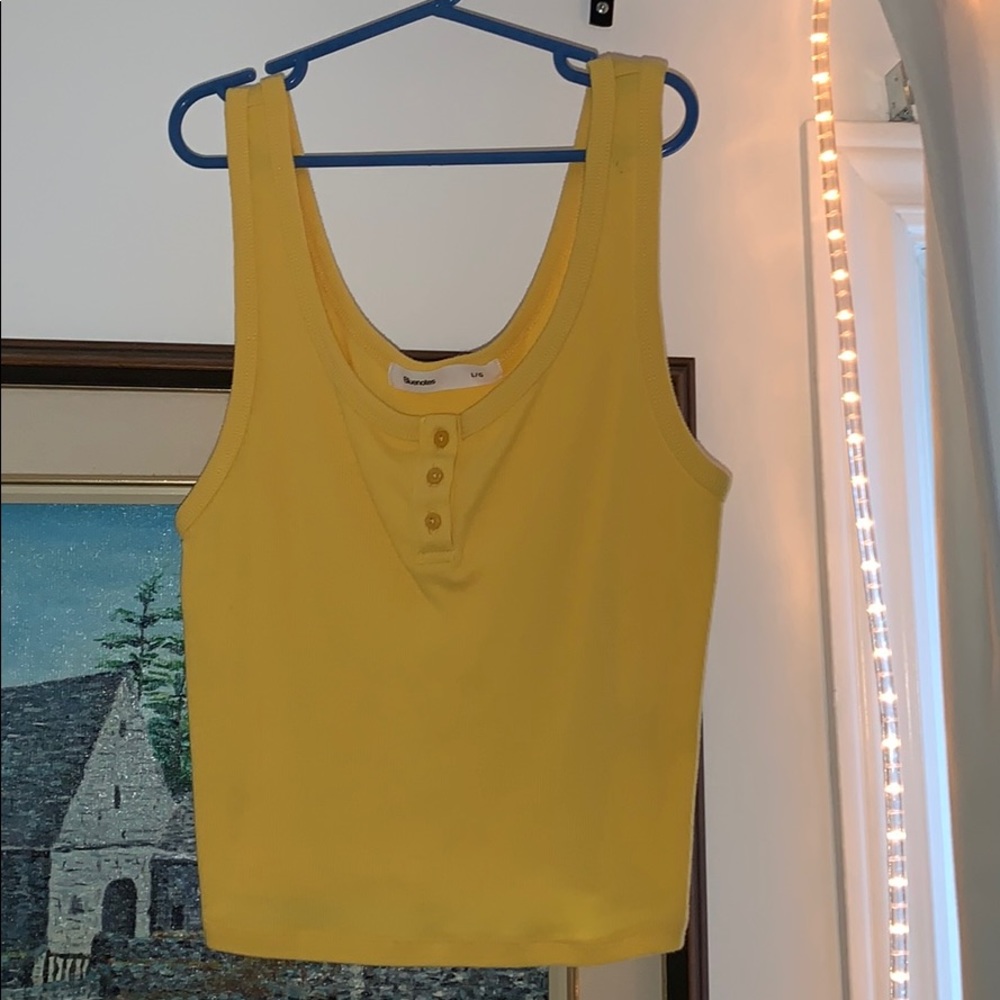 Bluenotes Yellow Tank Top